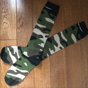 Camo knee high socks